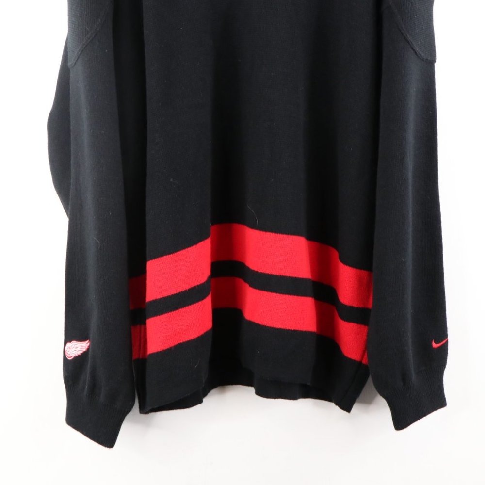 Nike Detroit Red Wings Hockey Jersey Sweater Black - Picture 3 of 10